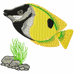 Fishes Embroidery Design 8 Fishes Embroidery Design 8